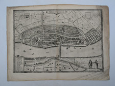 Carte ancienne - Kampen (Pays-bas) - Braun & Hogenberg - Circa 1580