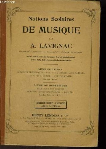 Notions scolaires musique - notions,