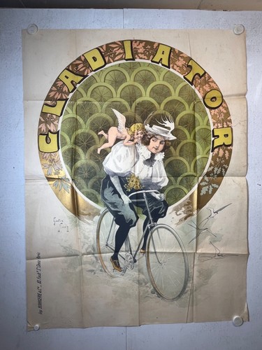 Rare affiche ancienne - , cycle