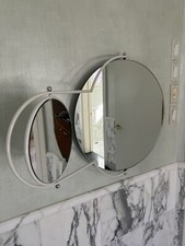 bieffeplast Double Mirror with articulating swivel arm 1980s Italy Vintage MCM