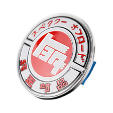 JDM TEQ Sport Car Grille Emblem Decal Japan Badge Logo Sticker Red 9cm 1X