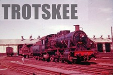 35mm Slide SNCB Belgium Railways Steam Loco 81 167 Brussles Midi 1959 Belgian