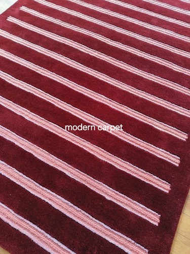 Tapis rayé en - en, peluche