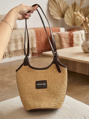 Sac cabas paille vietnamien - sac,