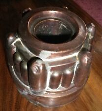 Antique 18th century hollow copper cake pan
