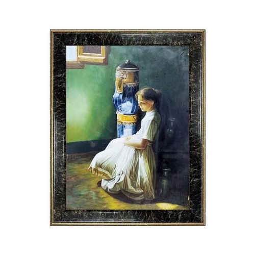 Huile sur toile - , artisanale