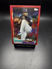 EMMANUEL CLASE 2024 Topps Archives RED HOT FOILBOARD /50 CLE Guardians #207