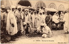 PC ALGERIA BISKRA GRASSHOPPER MERCHANT (a52075)