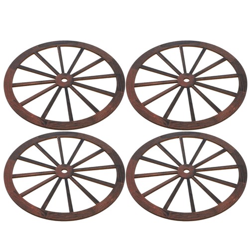Lot roues de chariot - 4,