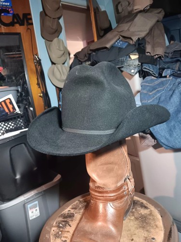 Resistol used black cowboy - resistol,