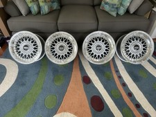 BBS RM 4x100 15 polished lips, silver centers