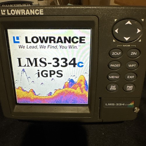 Lowrance lms 334c - lowrance, locator
