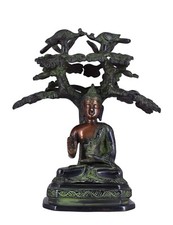 Grande statue en laiton de