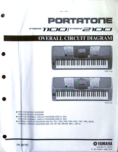 Yamaha psr 1100 - yamaha, psr-2100