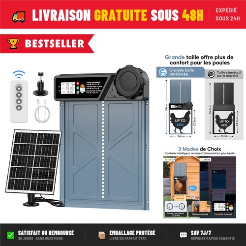 Porte poulailler - porte,