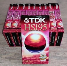 * Lot de 10 Cassette TDK Video