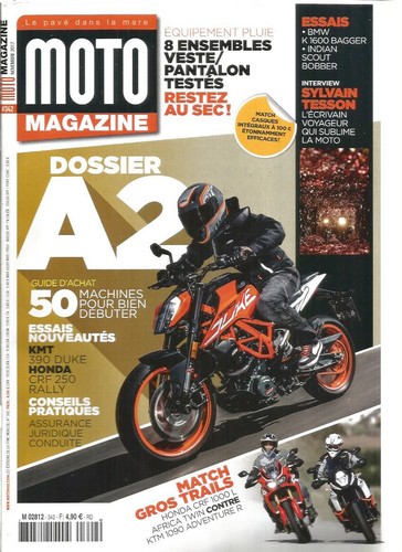 Moto magazine 342 ktm 390 - moto,