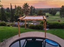 *FACTORY-SEALED* WILD HOG LINX 8 ft. x 8 ft. Beige HDPE Pergola Sunshade Kit