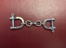 Tiffany & Co. Sterling Silver Equestrian Horse Bit Shackle Valet Keyring