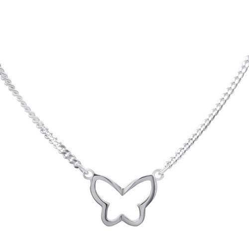 Collier papillon ouvert - collier, en