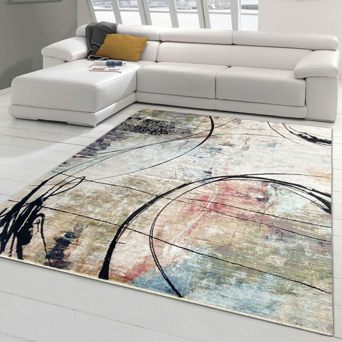 Tapis doux abstrait moderne - tapis,