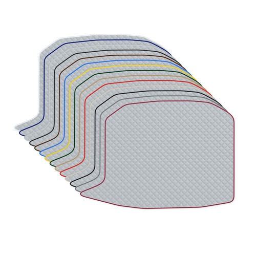 Gris cuir éco tapis coffre - éco,