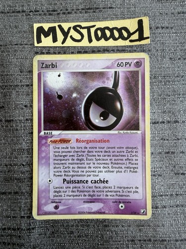 Carte pokémon zarbi holo - zarbi,