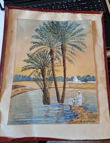 Aquarelle raymond boissier - aquarelle,