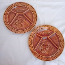 2 ASSIETTES "LA FONDUE" A