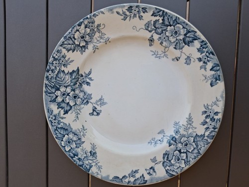 Assiette plate moulin - plate, des