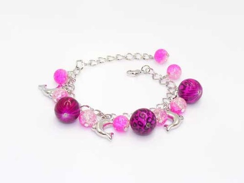 Bracelet argente perles - perles, en