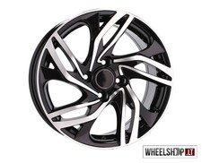 Jantes alliage Citroen R16 4x108 4x 16 pouces 7j ET25 noir usiné jantes Peugeot