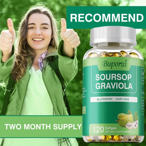 Soursop graviola capsules - graviola,