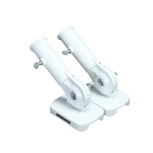 1pcs white alloy flagstaff - 1pcs,