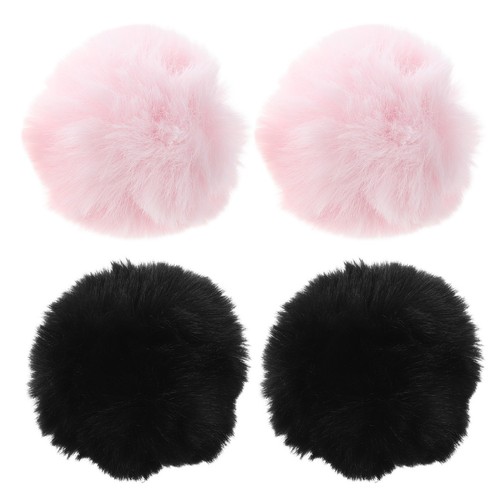 Lot pompons queue de - 4,