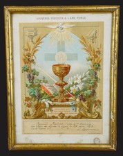 Cadre XIXème en bois doré