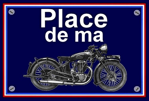 Plaque place de ma - ",