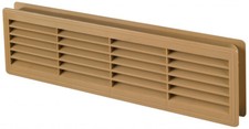chêne couleur 120x440mm porte intérieure plastique ventilation d'évacuation