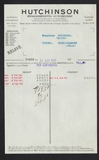 PARIS (VIII°) MOTORCYCLE MOTORCYCLE MOTORCYCLE TIRES ""HUTCHINSON"" in 1925