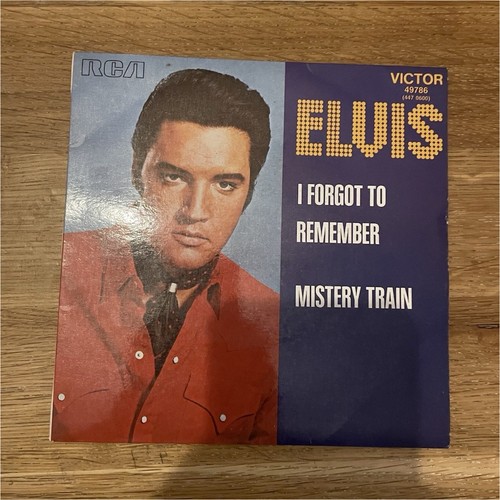 Elvis presley forgot to - "i,