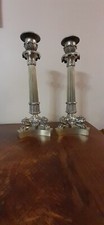 PAIRE de BOUGEOIRS Flambeaux