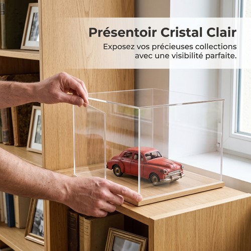 Vitrine acrylique transparente