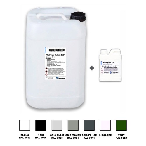 Topcoat gelcoat finition - de,
