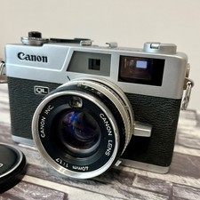 Canon Canonet QL17 Silver 35mm Film Camera 40mm F1.7 Lens! From Japan