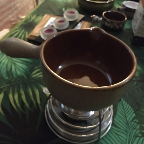 Creuset service a fondue - *,