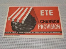 Old advertising blotter: summer coal supply