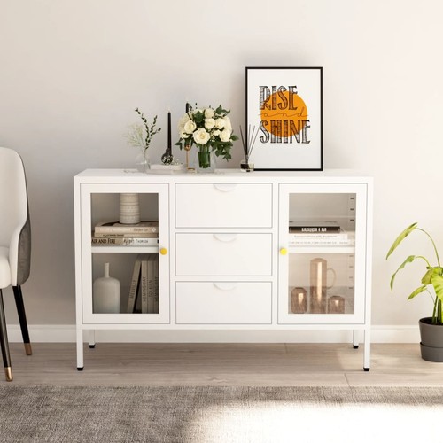 Buffet blanc 105x35x70 - blanc, cm