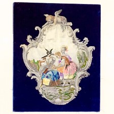 BRODERIE GRAVURE 18th SOIE