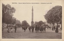 Old postcard 44 Nantes Cours Saint Pierre et Saint André Colonne Louis XVI
