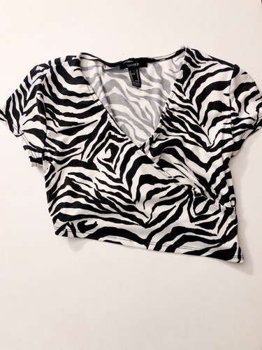 Zebra crop top - crop,
